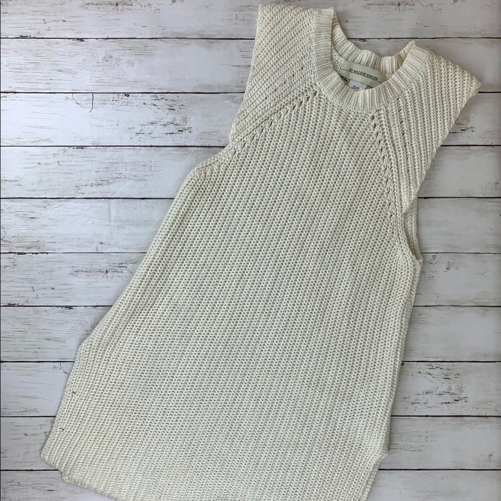 BY MALENE BIRGER Linen/cotton knit tunic size S